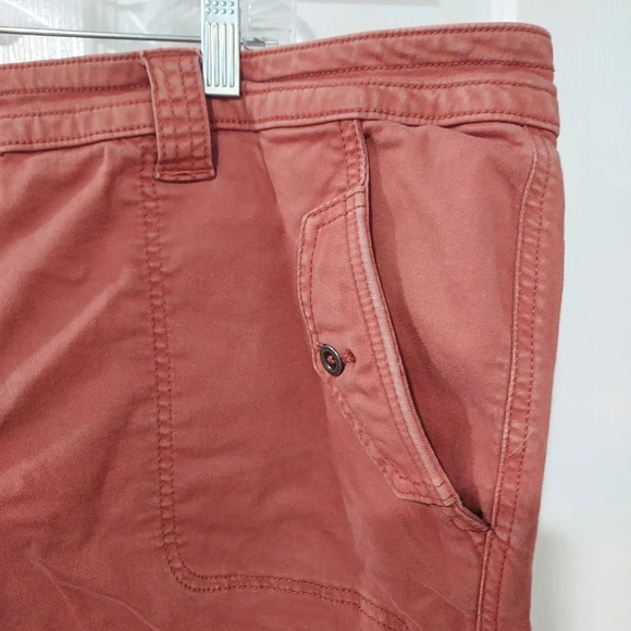 Torrid Marsala Red/Brown 3.5 Inch Military Stretch Twill Mid-Rise Short Size 24 - Picture 6 of 15